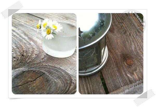 Garden Récup'! ☼ détails table basse jardin