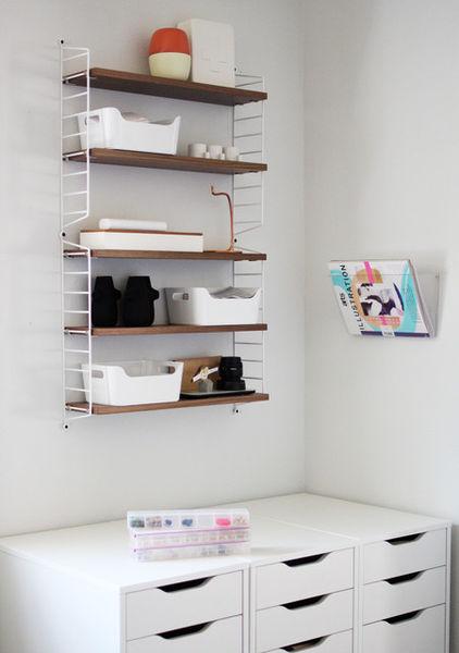 Visite déco : black & white chez A Merry Mishap | decocrush.fr Graphisme en noir et blanc chez A Merry Mishap