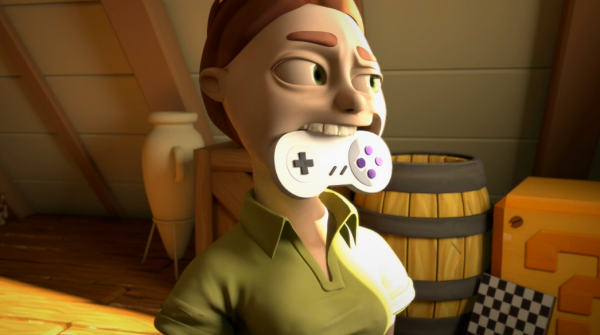 Court-métrage 3D : Glued – un fils accro aux Jeux Vidéos