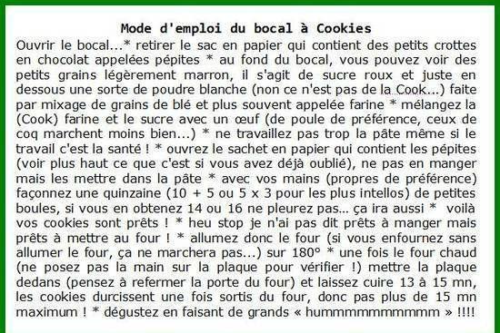 ~~ Cookies pour les nulles ! ~~ mode d'emploi cookies