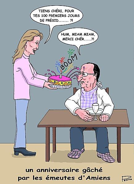 les 100 premiers jours de présidence pour François Hollande anniversaire-14-aout-2012.jpg