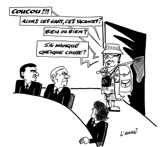Vacances normales Le dégivrage de la semaine : Finies les vacances.