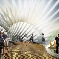 Turbine Bridge Amstel - espaces publics Turbine Bridge Amstel - espaces publics