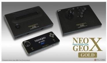 neogeoXGOld La Neo Geo X Gold arrive le 6 décembre !