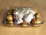 Poulet rôti sur lit de pommes de terre PouletRotiBLOG1