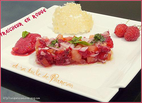 Fraîcheur en rouge et sa tuile de Parmesan 2011-06-25.jpg