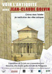 A Périgieux : voir l'Antiquité avec Jean-Claude Golvin affichegolvin