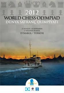 L'affiche officielle des Olympiades d'échecs 2012 à Istanbul