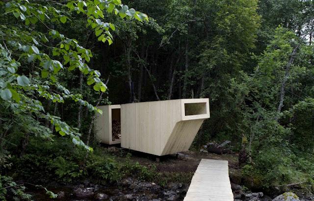 Un Sauna à Loddgard, en Norvège, par FORMLØS Architecture