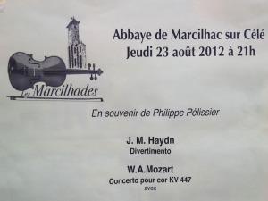 Abbaye de Marcilhac sur Célé  en  Quercy  le 23 Aout 2012