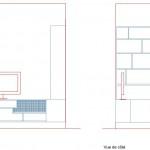 Meuble hifi créé par Laurence Garrisson face Meuble hifi créé par Laurence Garrisson face