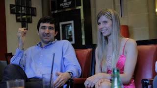 Echecs : Kramnik en compagnie d'Anémone Kulczak, arbitre à Dieppe Echecs : Kramnik en compagnie d'Anémone Kulczak, arbitre à Dieppe