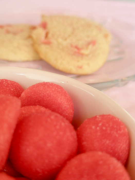 Le coin des recettes #1 : Cookies aux fraises Tagada® Le coin des recettes #1 : Cookies aux fraises Tagada®