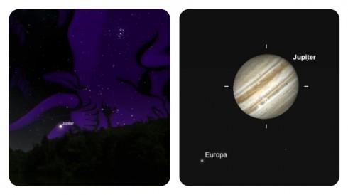 Io Europa Jupiter Ephéméride astronomique : semaine du 27 août au 3 septembre 2012