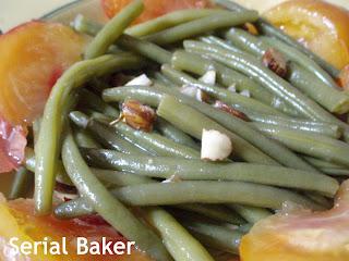 Salade de haricots verts à l'huile de noisette