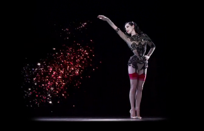 Sans titre Ali Mahdavi et Dita Von Teese pour Louboutin