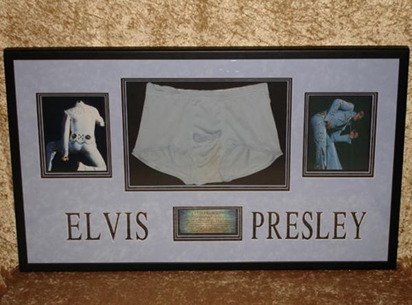 elvis-slip0 Un vieux slip d’Evis Presley vendu aux enchères