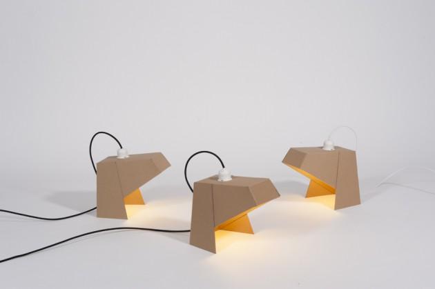 MyLamp, une lampe en carton à monter soi-même