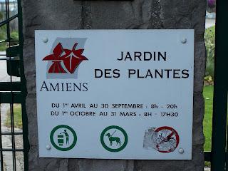 Visite du Jardin des Plantes d'Amiens