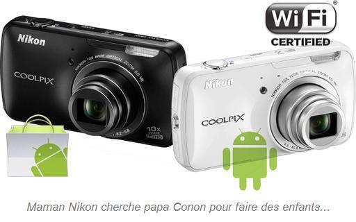 Nikon Coolpix S800c – L’appareil photo sous Android en pré-commande