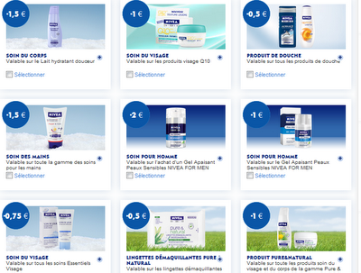 NIVEA: Coupons de réduction à imprimer gratuitement