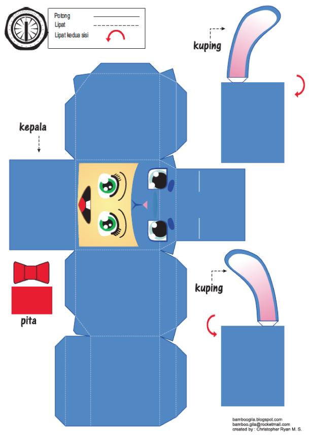 Papertoys Kiddo Costume (x 3)