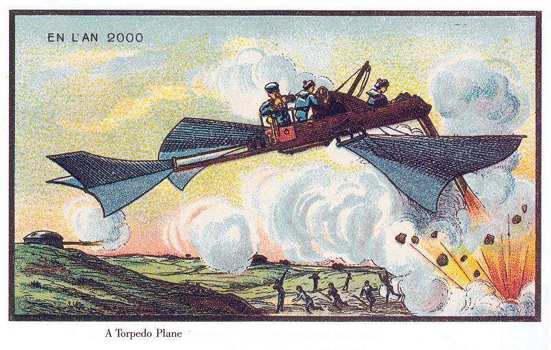 800px-France_in_XXI_Century._War_plane Jean-Marc Côté : En l’An 2000