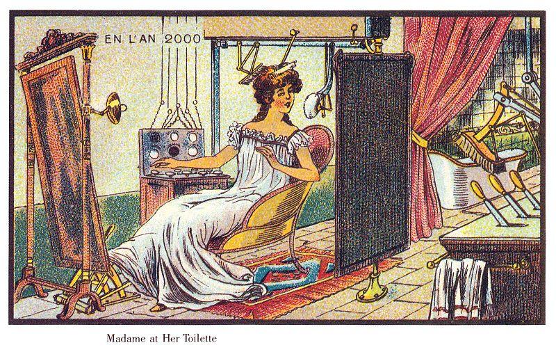 800px-France_in_XXI_Century._Toilette_madame Jean-Marc Côté : En l’An 2000