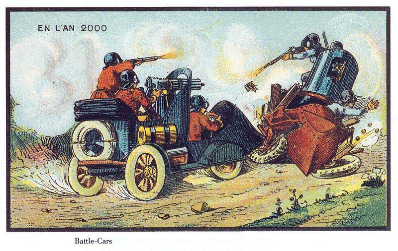 800px-France_in_XXI_Century._War_cars Jean-Marc Côté : En l’An 2000