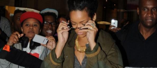 Rihanna à Gare du Nord, samedi, le 01-09-2012