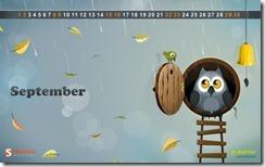 autumn owl  7 thumb Fonds décran calendrier de Septembre