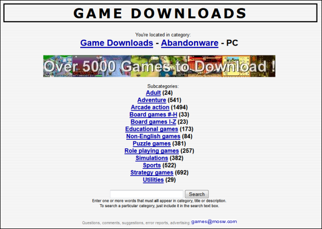13_free_game_downloads Les meilleurs sites Web pour télécharger et jouer aux anciens jeux-vidéo