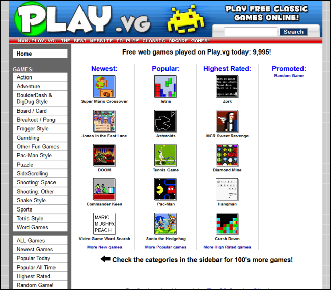 12_play_vg Les meilleurs sites Web pour télécharger et jouer aux anciens jeux-vidéo