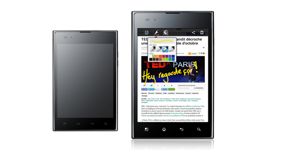 LG Optimus Vu L’Optimus Vu : le dernier né des smartphones LG