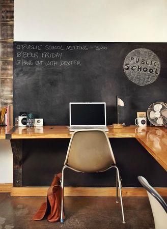 C'est la rentrée ! bureau-ardoise