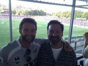 hugh-jackman-wolverine-james-mangold-rugby Photos tournage : Wolverine est arrivé au Japon