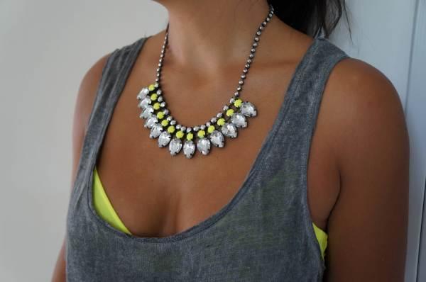 Neon Yellow and Grey