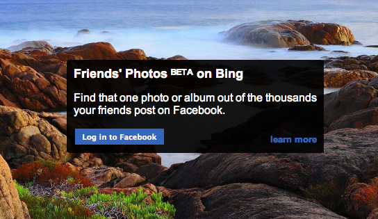 microsoft bing photos facebook Facebook: recherchez les photos de vos amis sur Bing