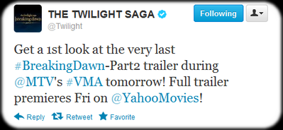 Le trailer de Breaking Dawn part 2 dévoilé vendredi