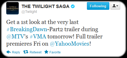 Le trailer de Breaking Dawn part 2 dévoilé vendredi