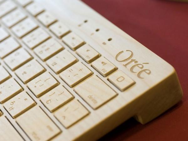 Orée : un clavier en bois made in France