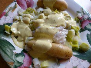 Filet de cabillaud, sauce curry P1070808