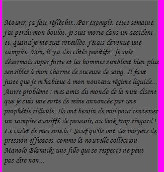 Queen Betsy, tome 1 : Vapire et célibataire Queen Betsy, tome 1 : Vapire et célibataire