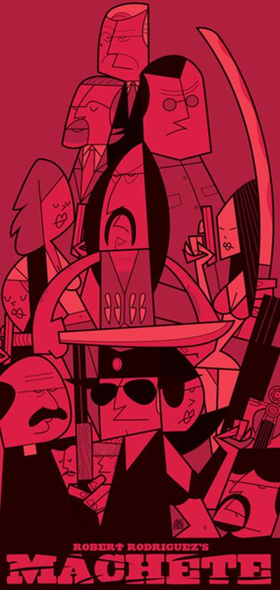 alegiorgini8 Les affiches de films deviennent géométriques