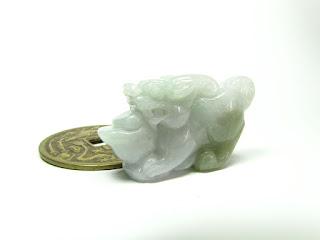 Pi xiu avec lingot en jade