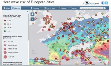 Changement climatique : la cartographie des villes européennes les plus vulnérables
