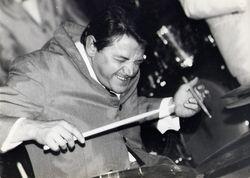 Rene Giner, batteur d'orchestre de bal, Montpellier 1966 (google images)