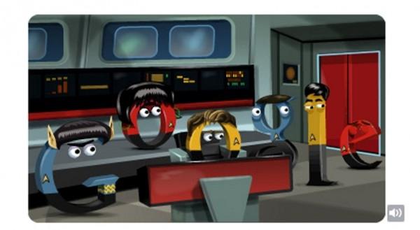 Un Doodle interactif pour les 46 ans de Star Trek