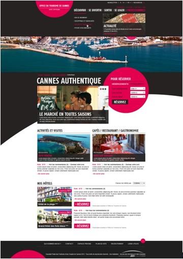 page facette E-tourisme/ E-Commerce : Augmenter votre taux de transformation grâce à la refonte de site et à l’amélioration de l’expérience utilisateur: le cas de l’Office du Tourisme de Cannes