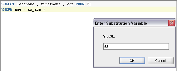 Comment classer nos données en SQL et utiliser la variable de substitution